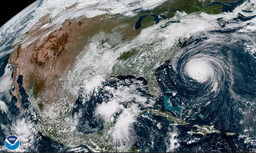 NOAA Satellite Image Hurricane Florence
