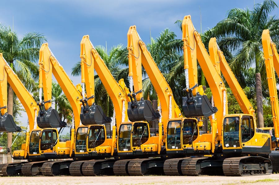 Construction Equipment that needs GPS Tracking